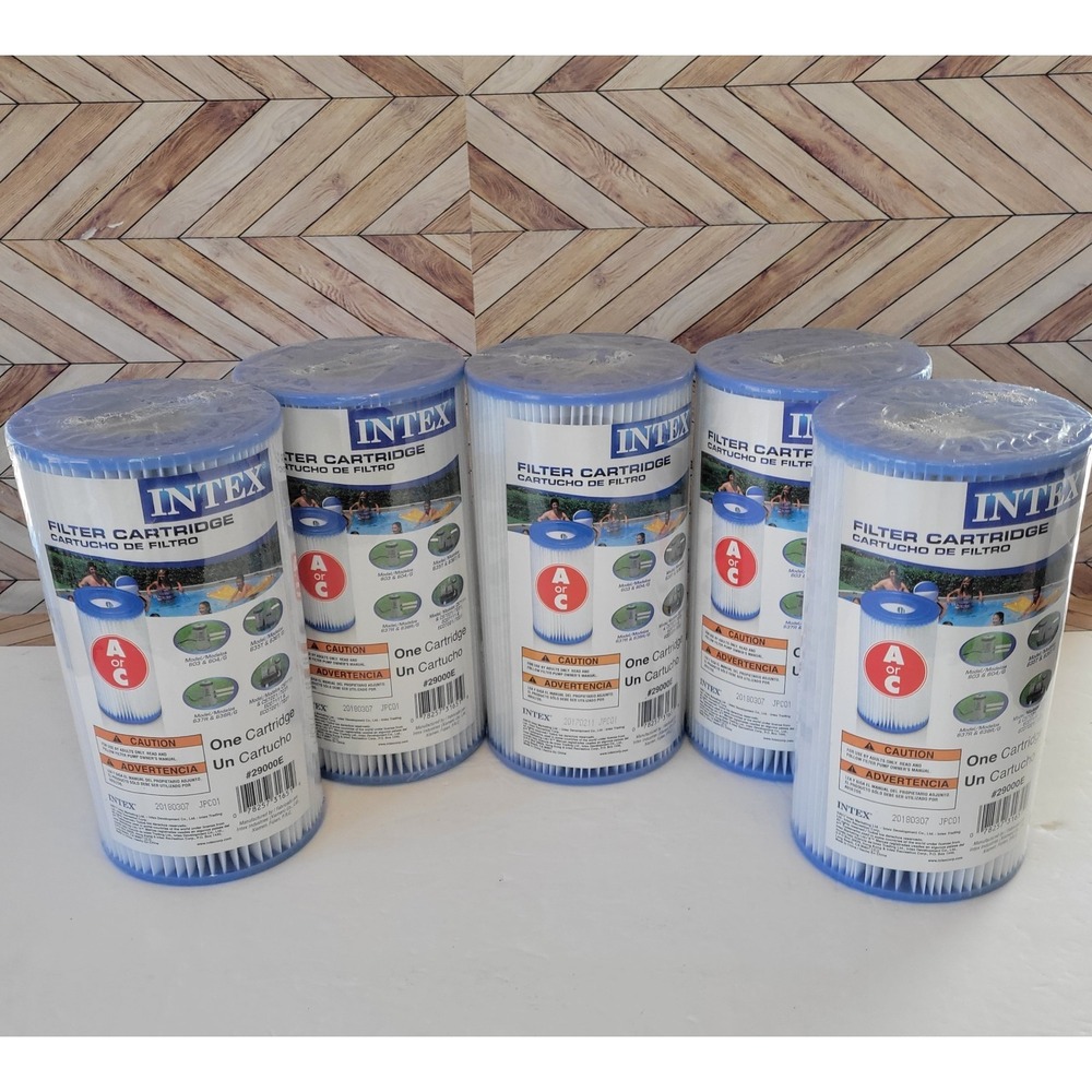 Genuine INTEX TYPE A or C Pool Filter CARTRIDGES # 29000E # 29000E 8"x4 1/4"